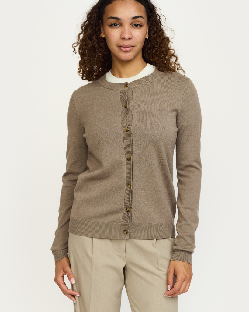 Soft Rebels Marla Cardigan Brun