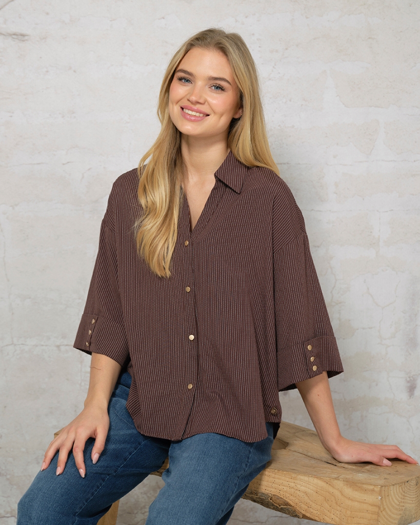 Prepair Lydia Bluse Bordeaux