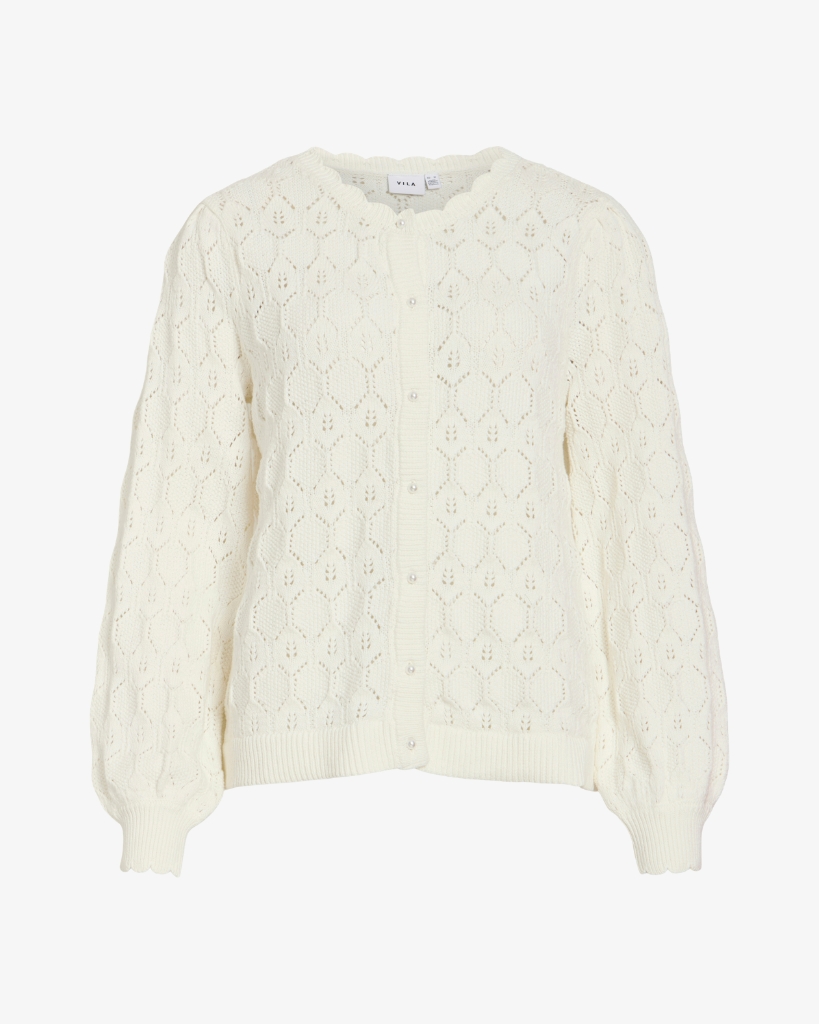 Vila Viloen Strik Cardigan Hvid