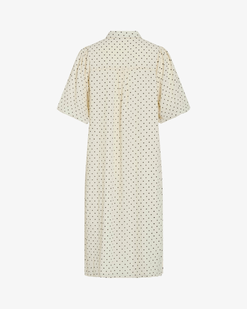 Vila Viea Kjole Hvid/Sort