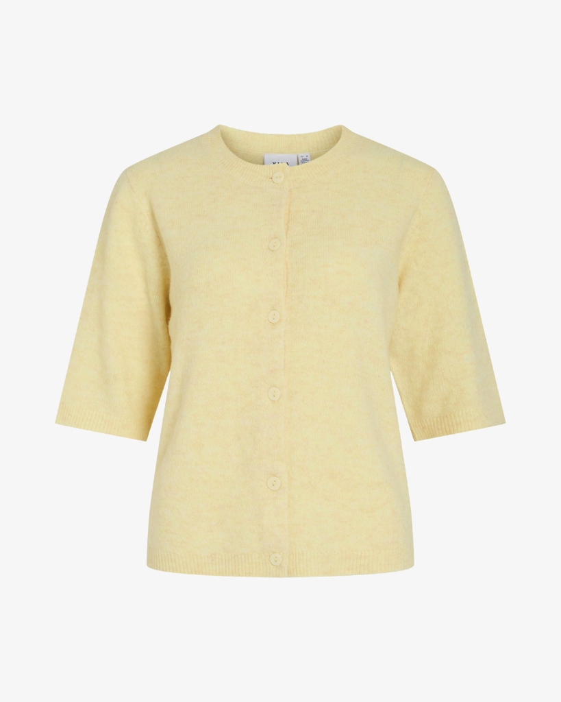 Vila Viliga Strik Cardigan Gul
