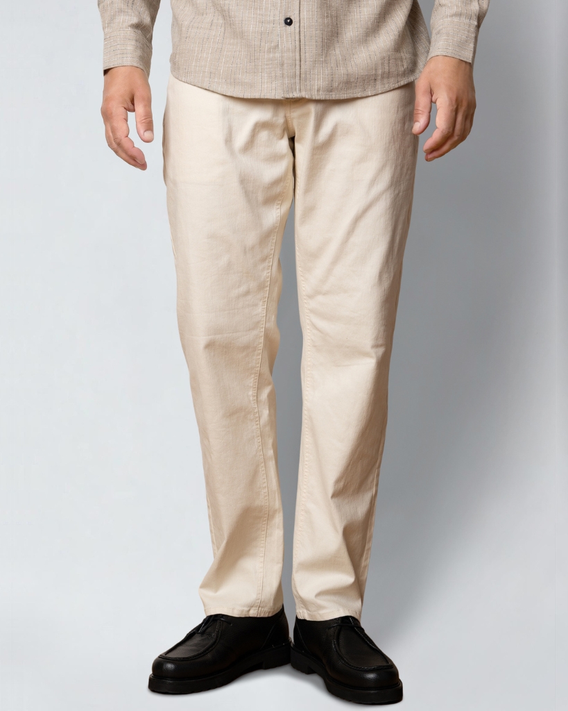 Clean Cut London Caden Bukser Ecru