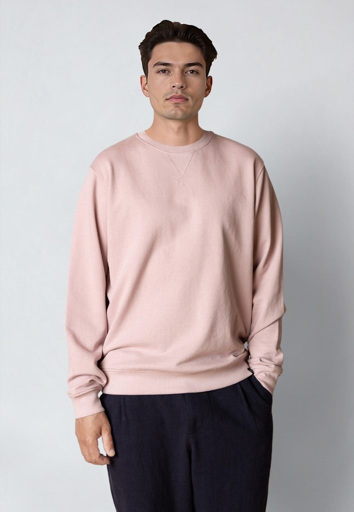 Clean Cut Stable Sweatshirt Lyserød