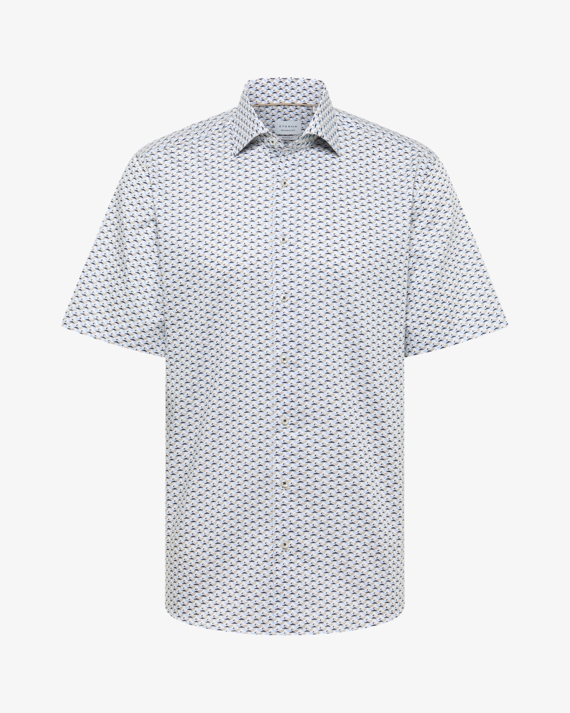 Eterna Twill Skjorte Kortærmet Modern Fit