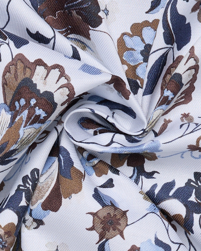 Eterna Twill Skjorte Kortærmet Comfort Fit