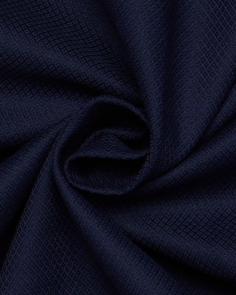 Eterna Dobby Skjorte Comfort fit Navy