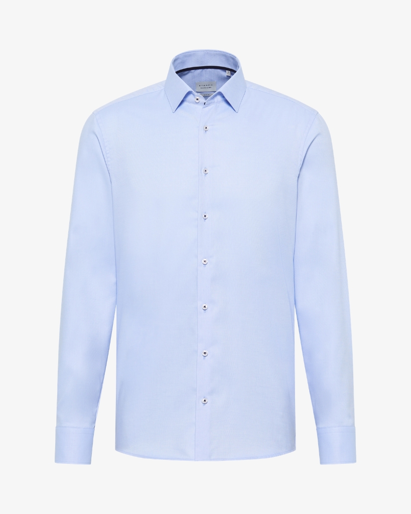 Eterna Skjorte Slim Fit Lyseblå