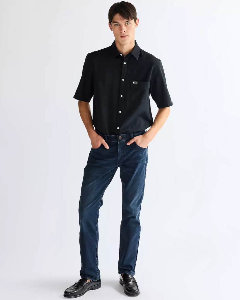 Wrangler Greensboro Jeans Mørkeblå