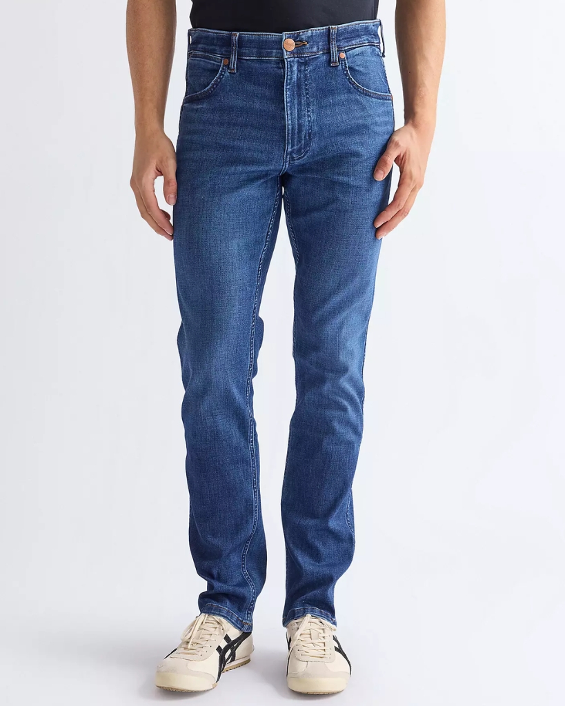 Wrangler Greensboro Jeans Mellemblå