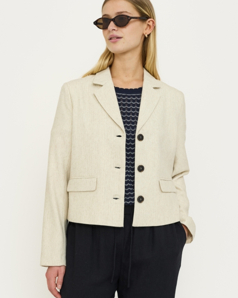 Soft Rebels Eevi Blazer Sand Melange