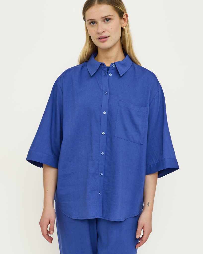 Soft Rebels Yindi Skjorte Blå