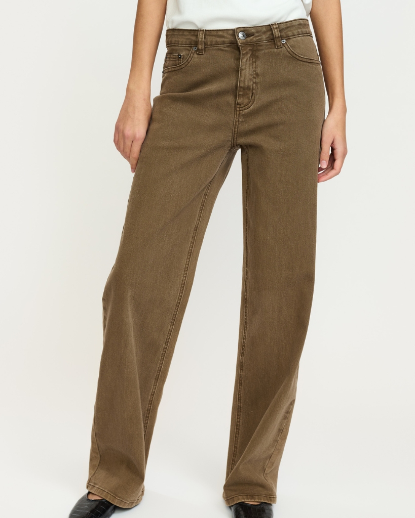 Soft Rebels Kilea Willa Midwaist Jeans Brun