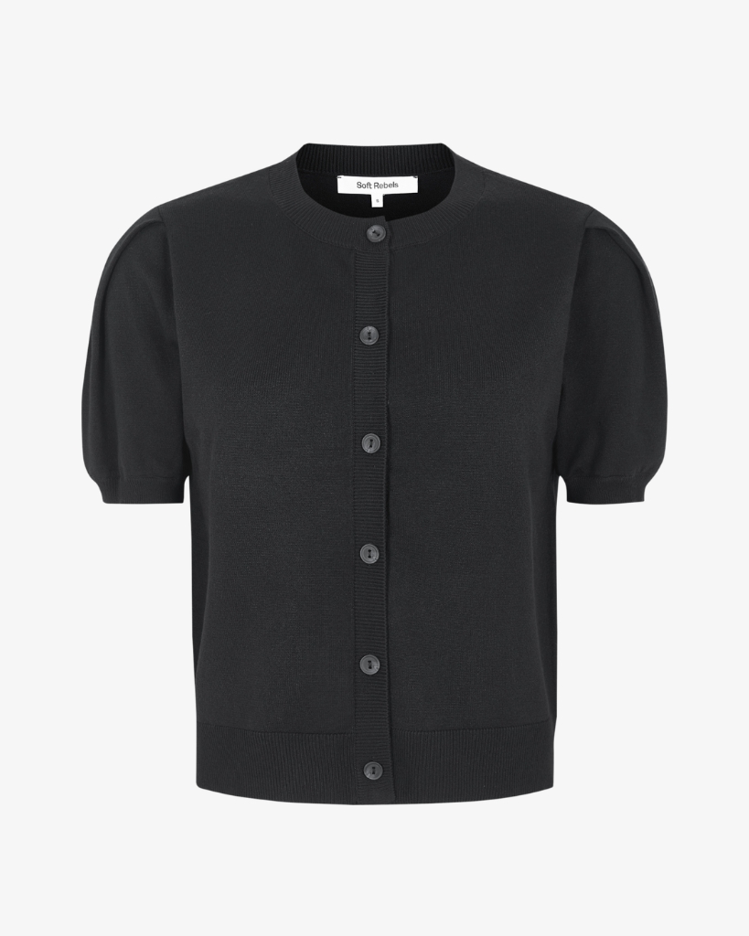 Soft Rebels Cardigan Sort
