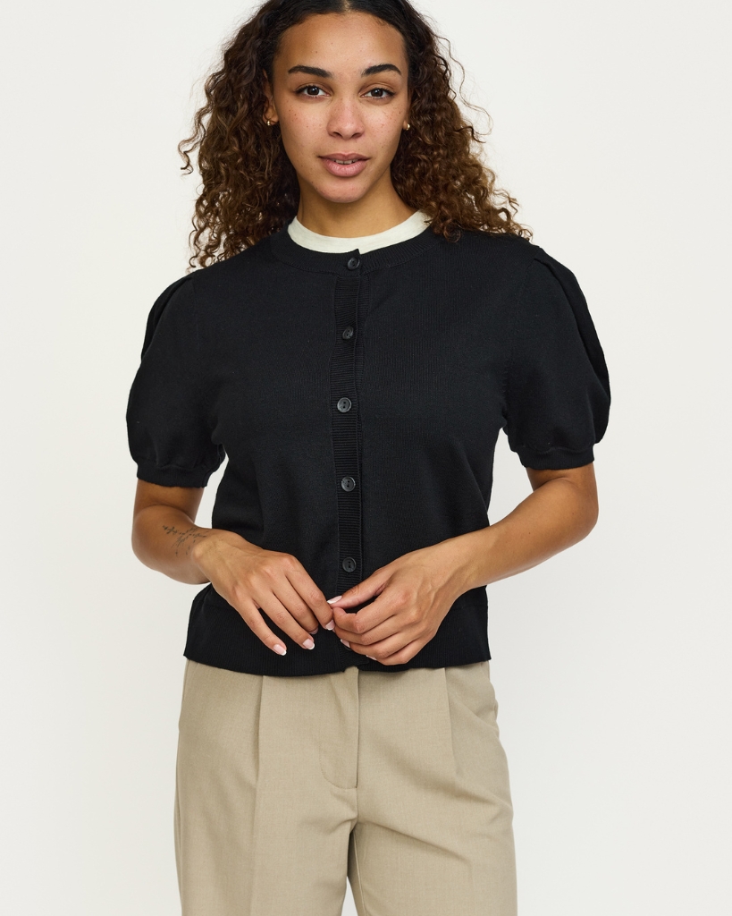 Soft Rebels Cardigan Sort