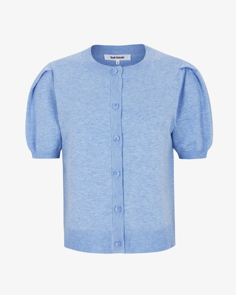 Soft Rebels Cardigan Lyseblå
