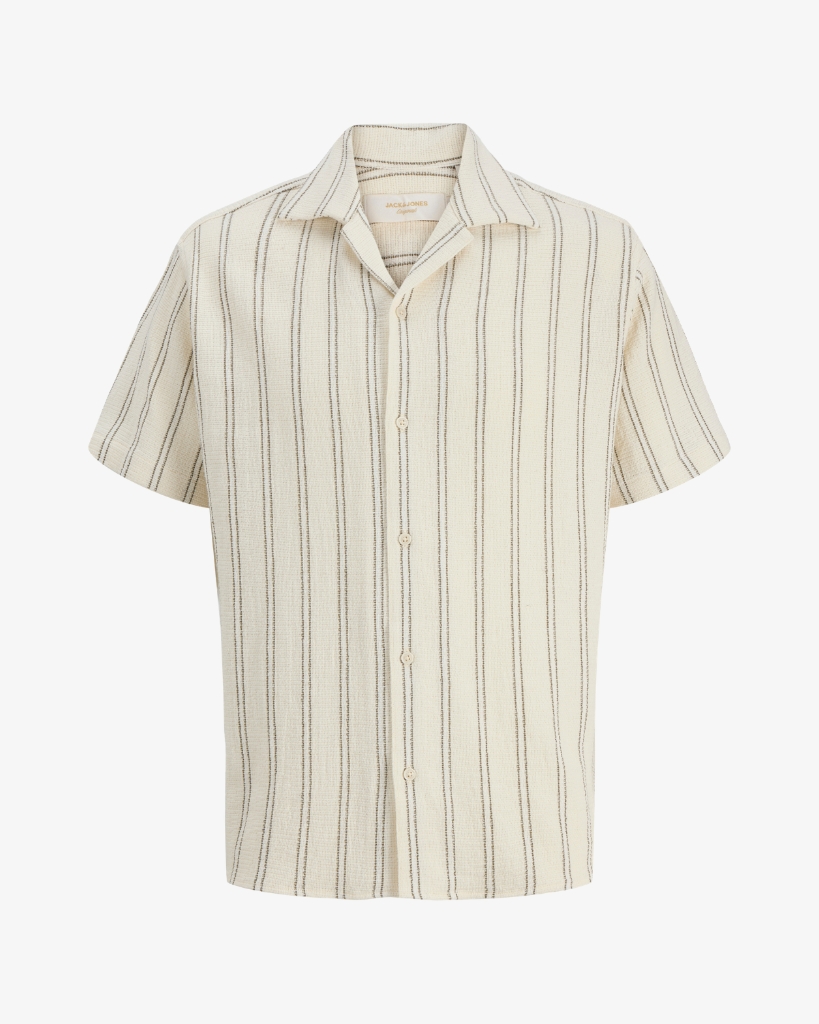 Jack Jones Coba Stribet Skjorte Kortærmet
