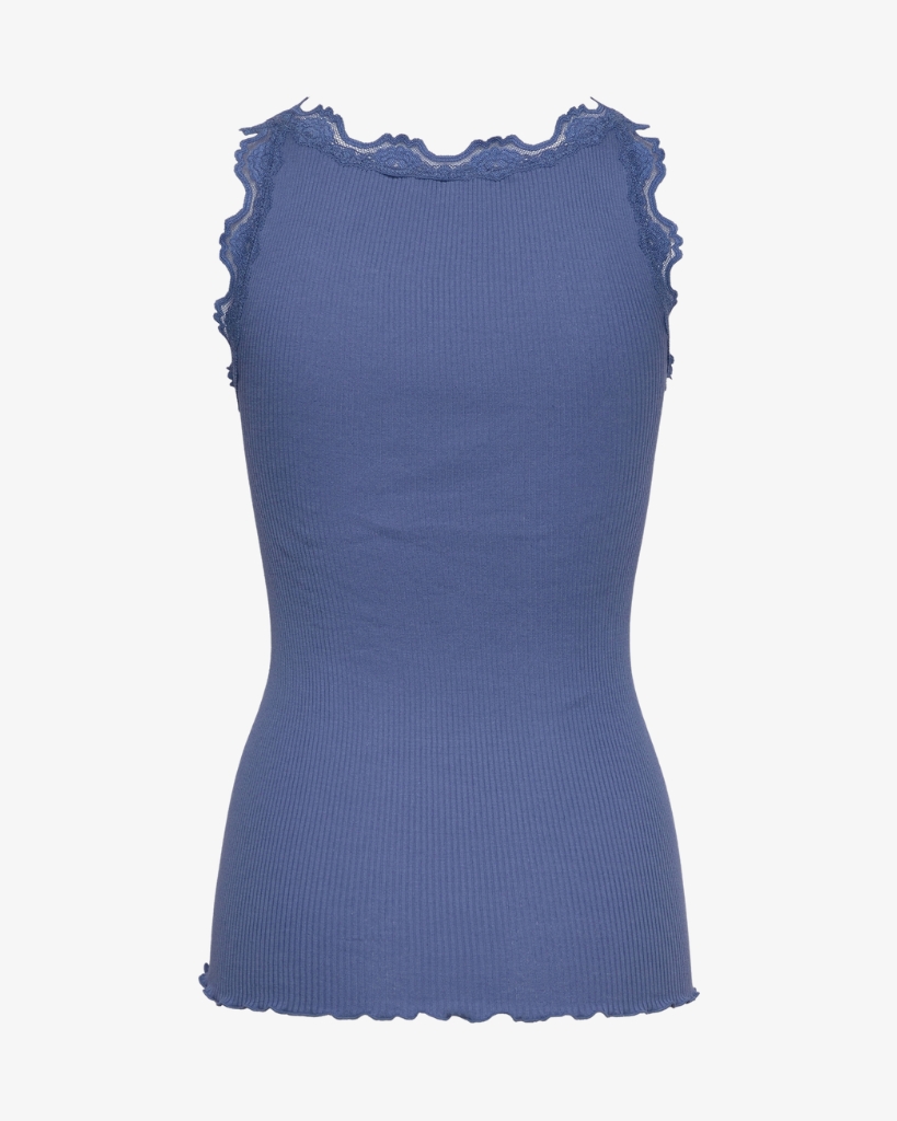 Rosemunde Babette Silketop Blå