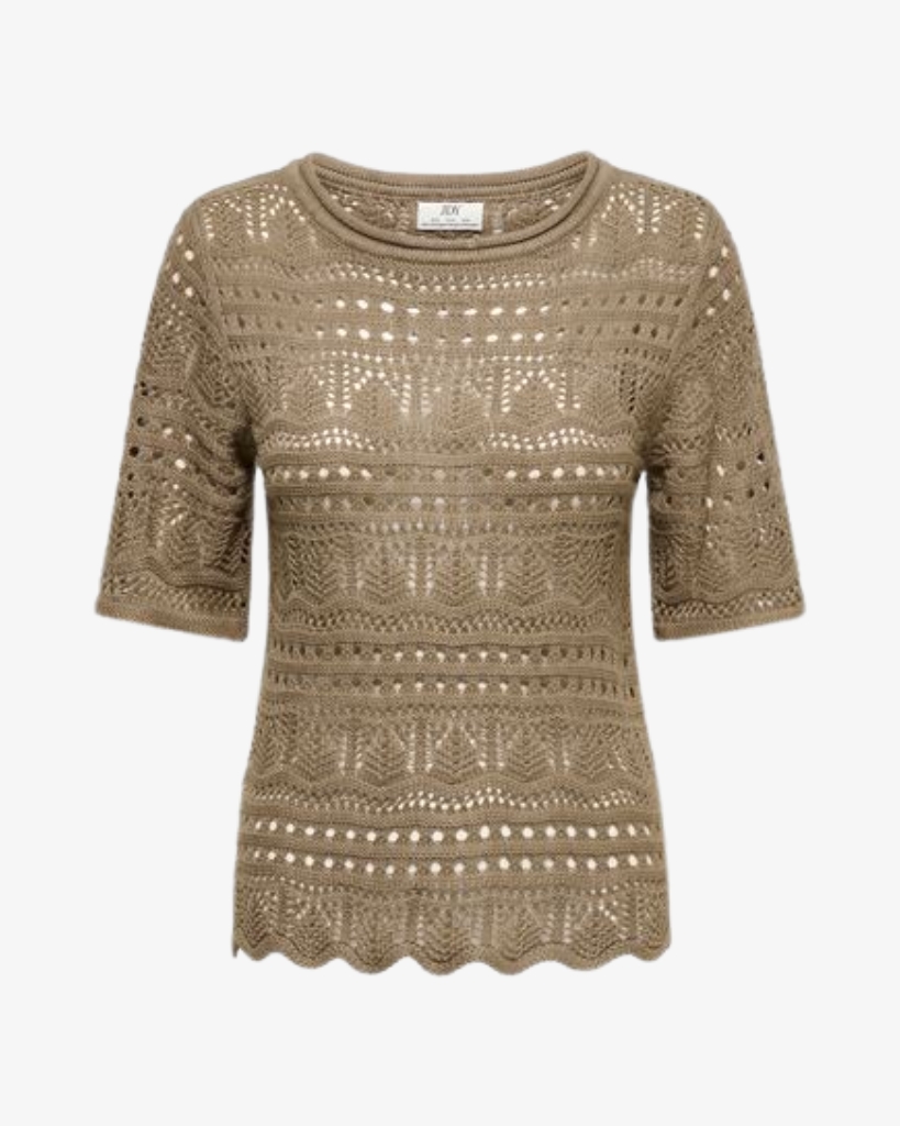 JDY Sun Lay Pullover Strik Brun