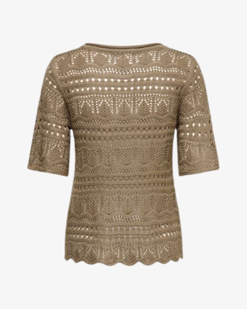 JDY Sun Lay Pullover Strik Brun