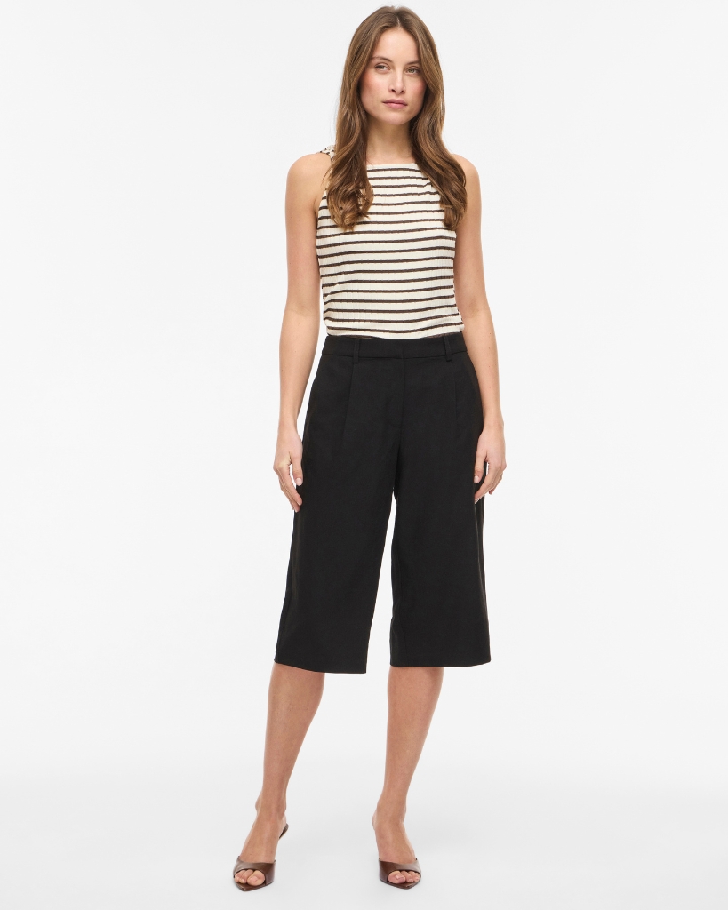 Vila Viwinnie Long Bermuda Shorts Sort