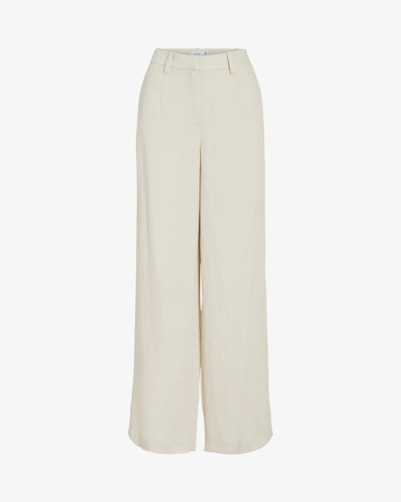 Vila Viflea Tailored Bukser Offwhite