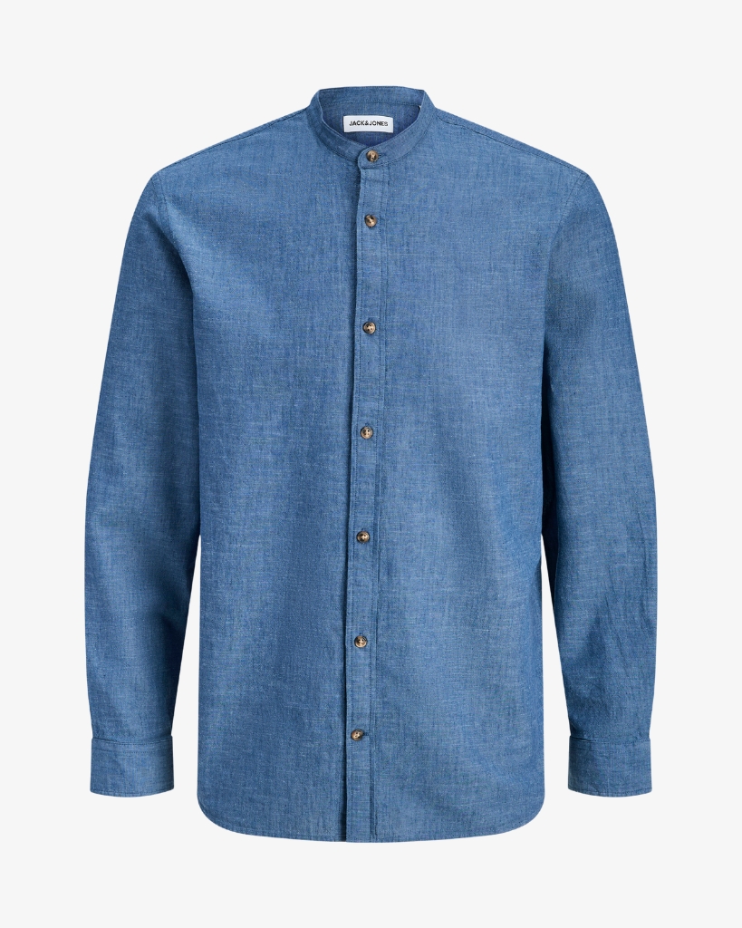 Jack Jones Summer Band Skjorte Blå