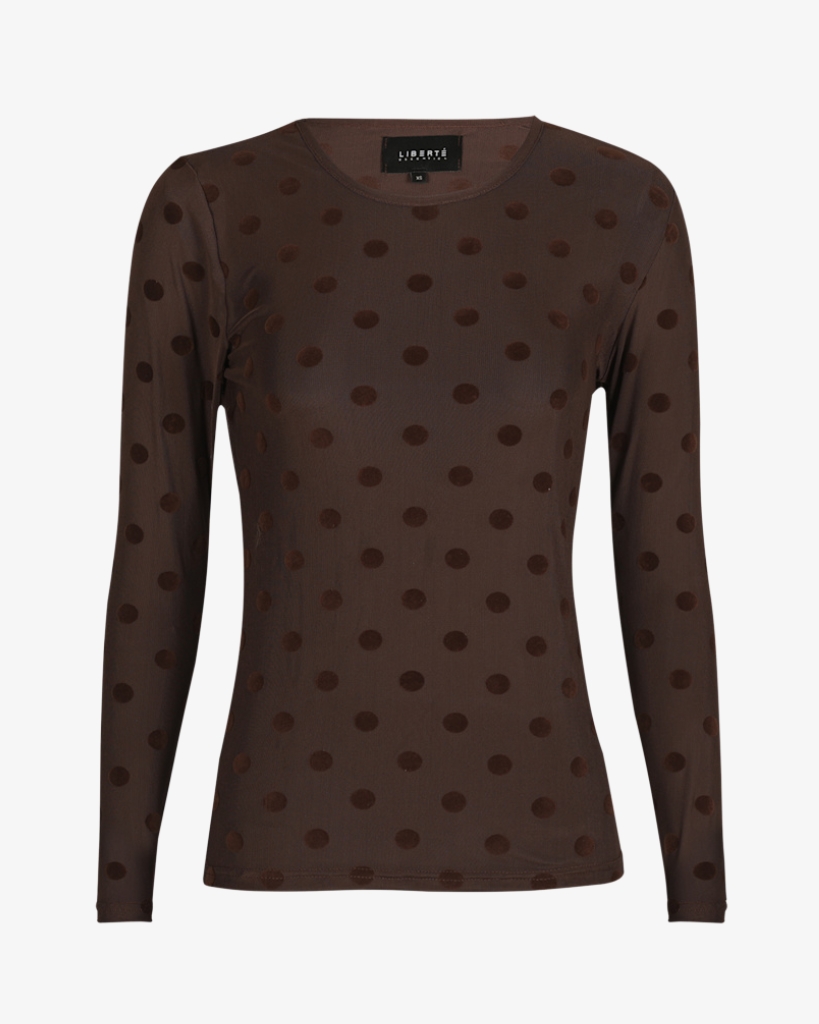 Liberte Mesh T-shirt Brun/Brun