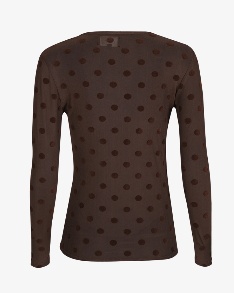 Liberte Mesh T-shirt Brun/Brun