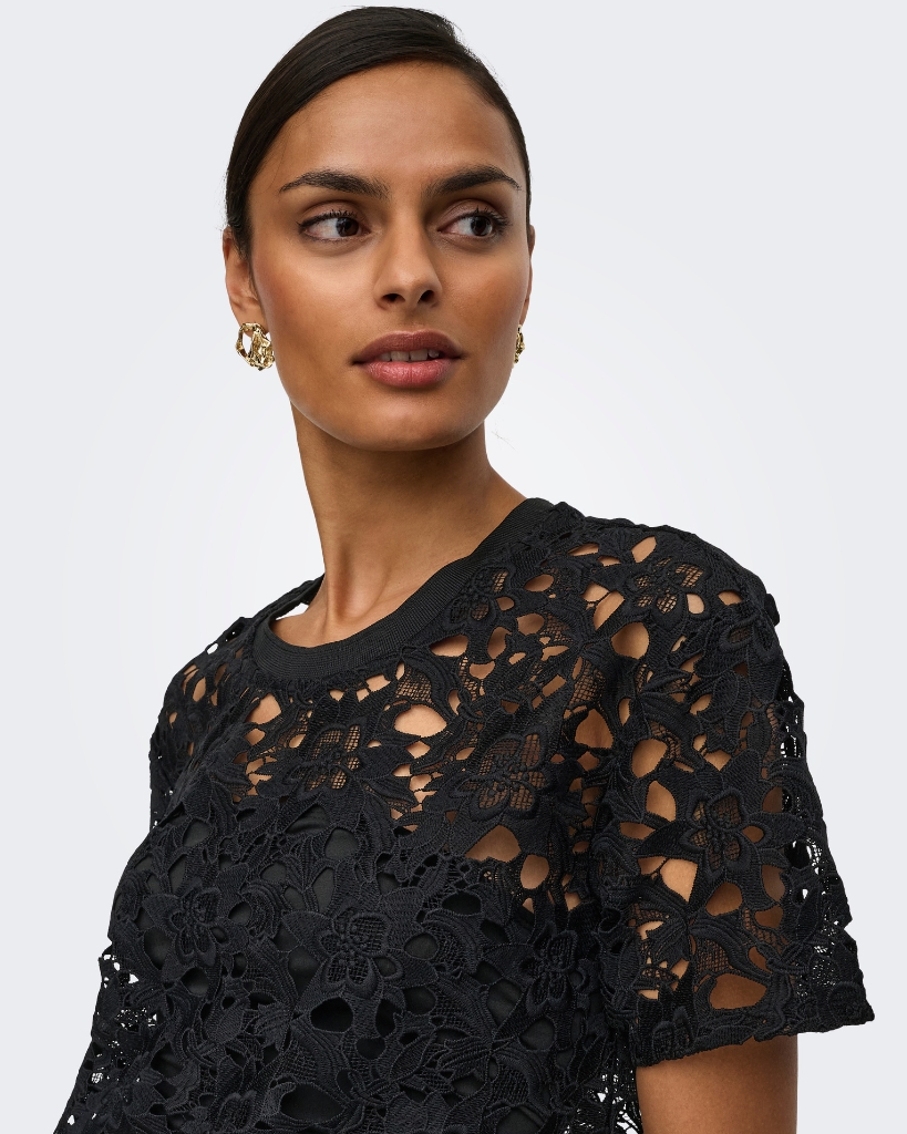 JDY Vanya Bluse Sort