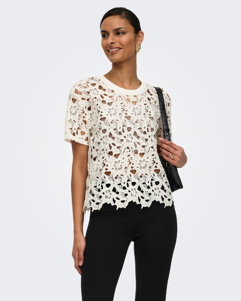 JDY Vanya Bluse Hvid