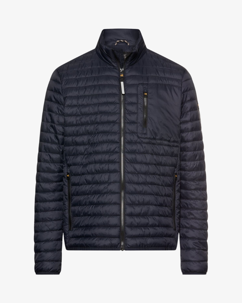 Camel Quilted Jakke Mørkeblå