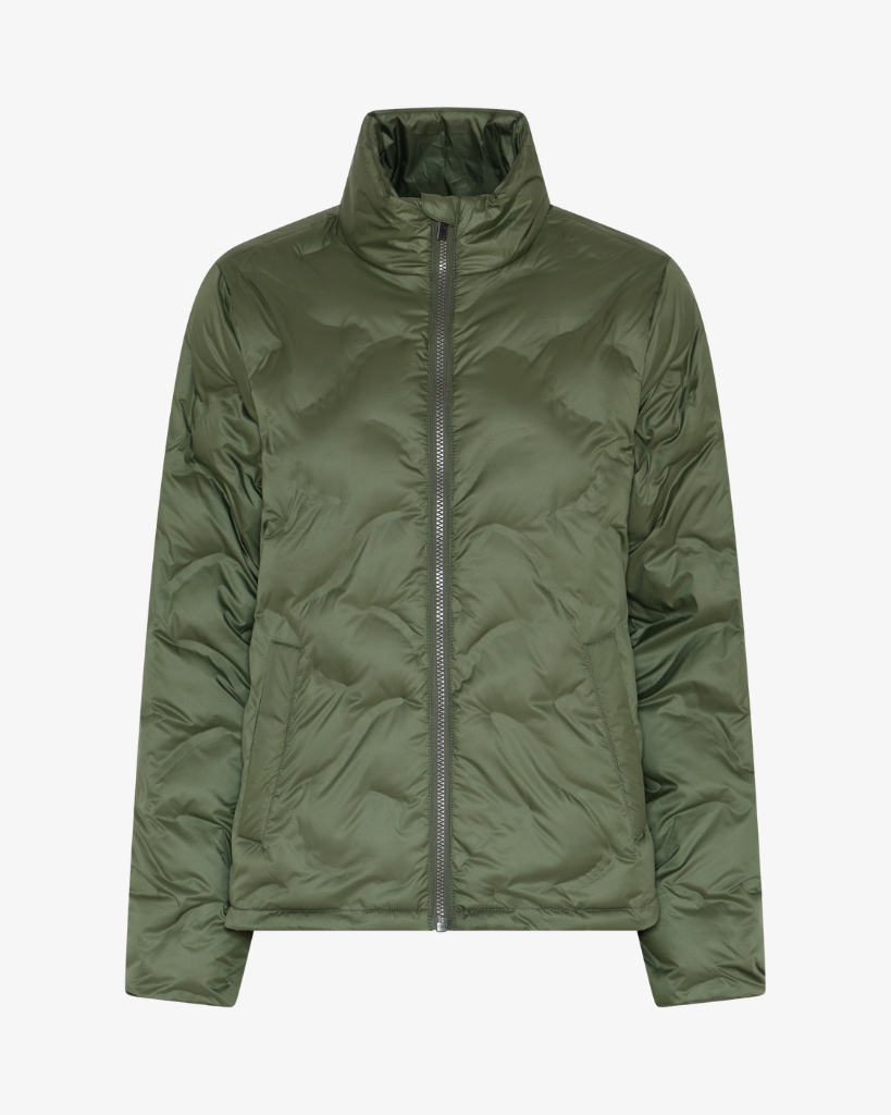 Etage Dun Mix Jakke Grøn