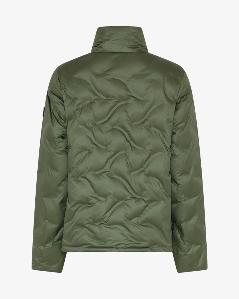 Etage Dun Mix Jakke Grøn