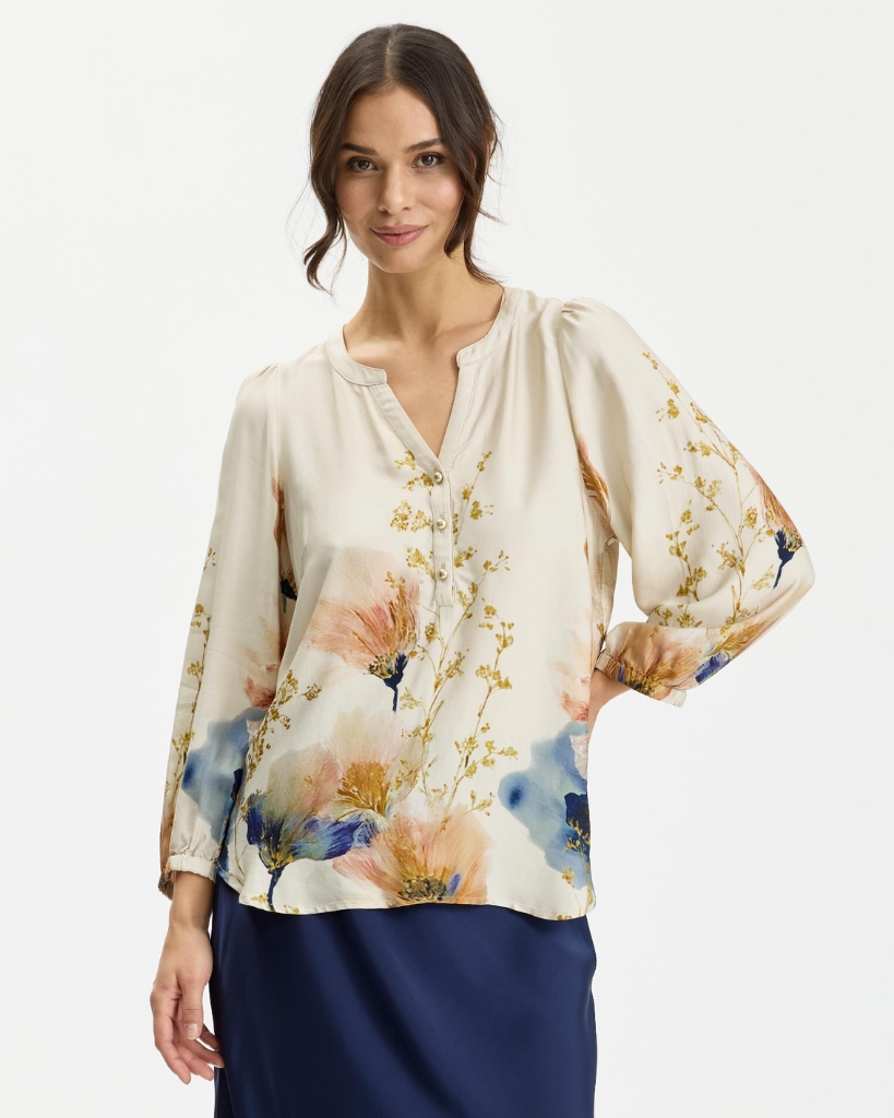 In Front Silla Bluse