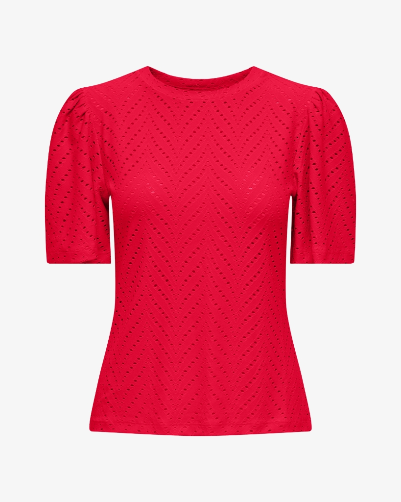 JDY Carla Cathinka Bluse Rød