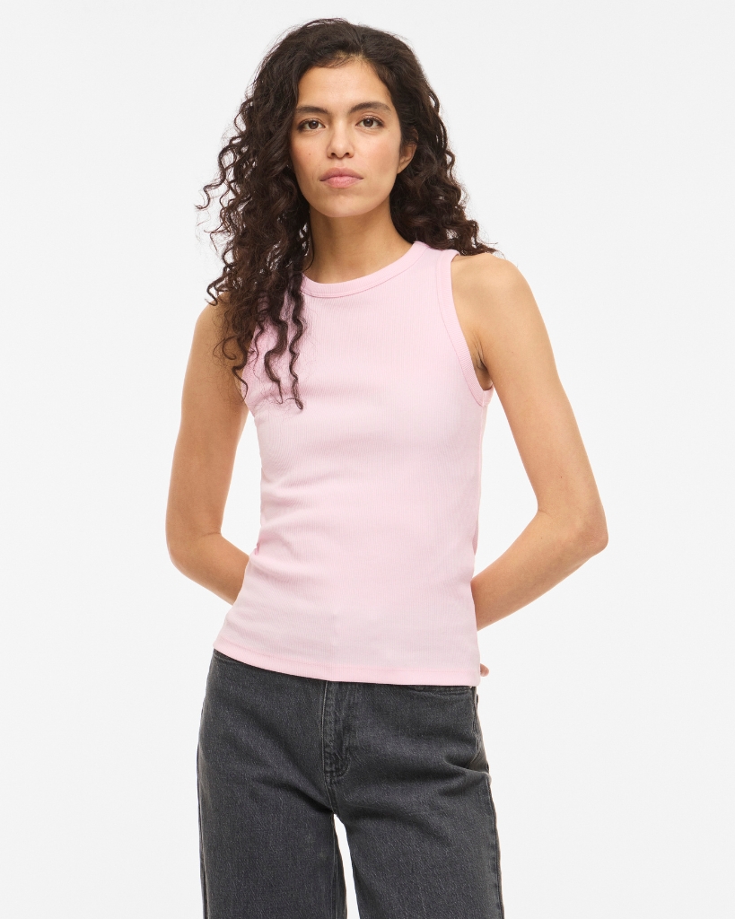 Vila Visola Tank Top Pink