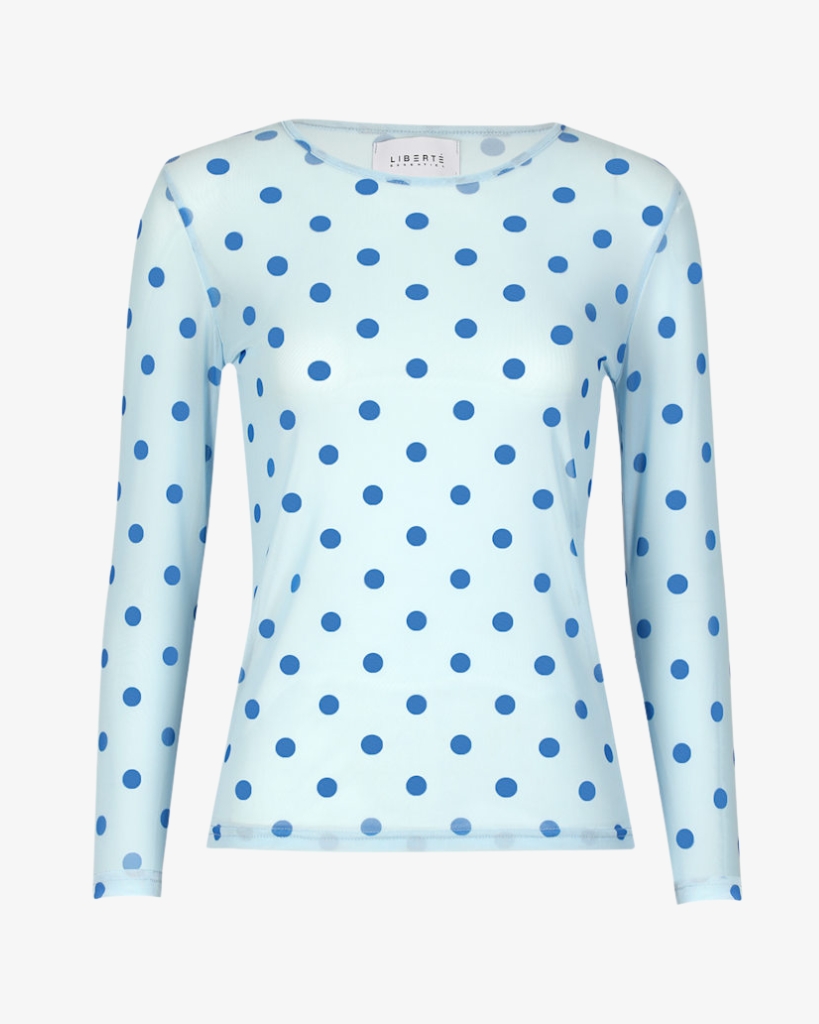 Liberte Mesh T-shirt Lyseblå