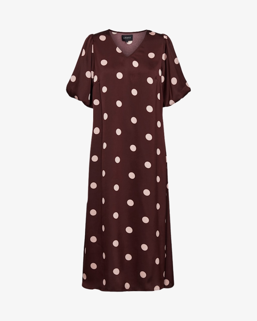 Liberte Dotti Kjole Bordeaux/Rosa