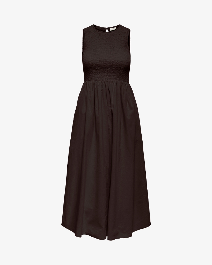 JDY Diego Smock Kjole Brun