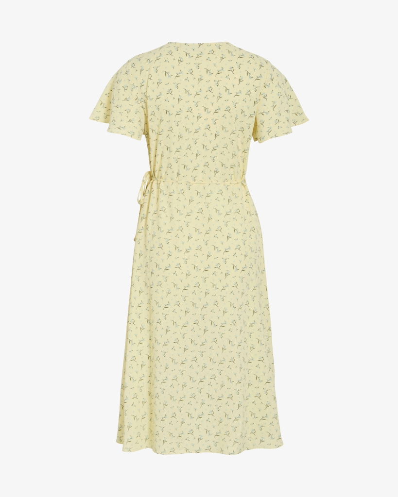 Vila Vilovie GulWrap Kjole