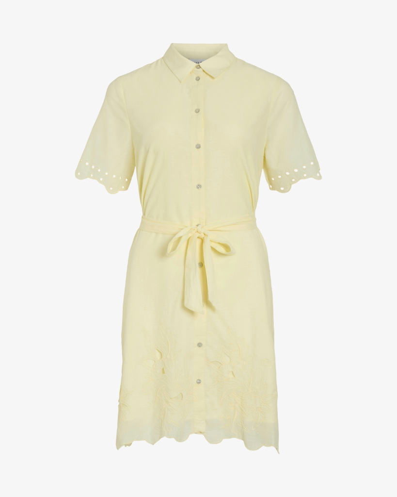 Vila Vianglassi Kjole Gul