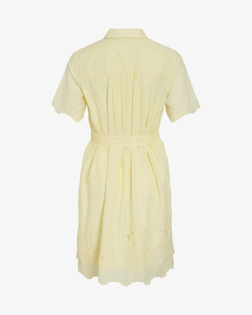 Vila Vianglassi Kjole Gul