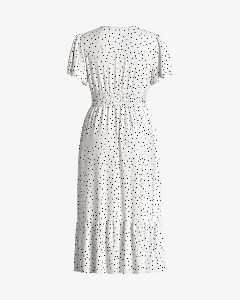 Vila Vimathilde Kjole Hvid/Sort