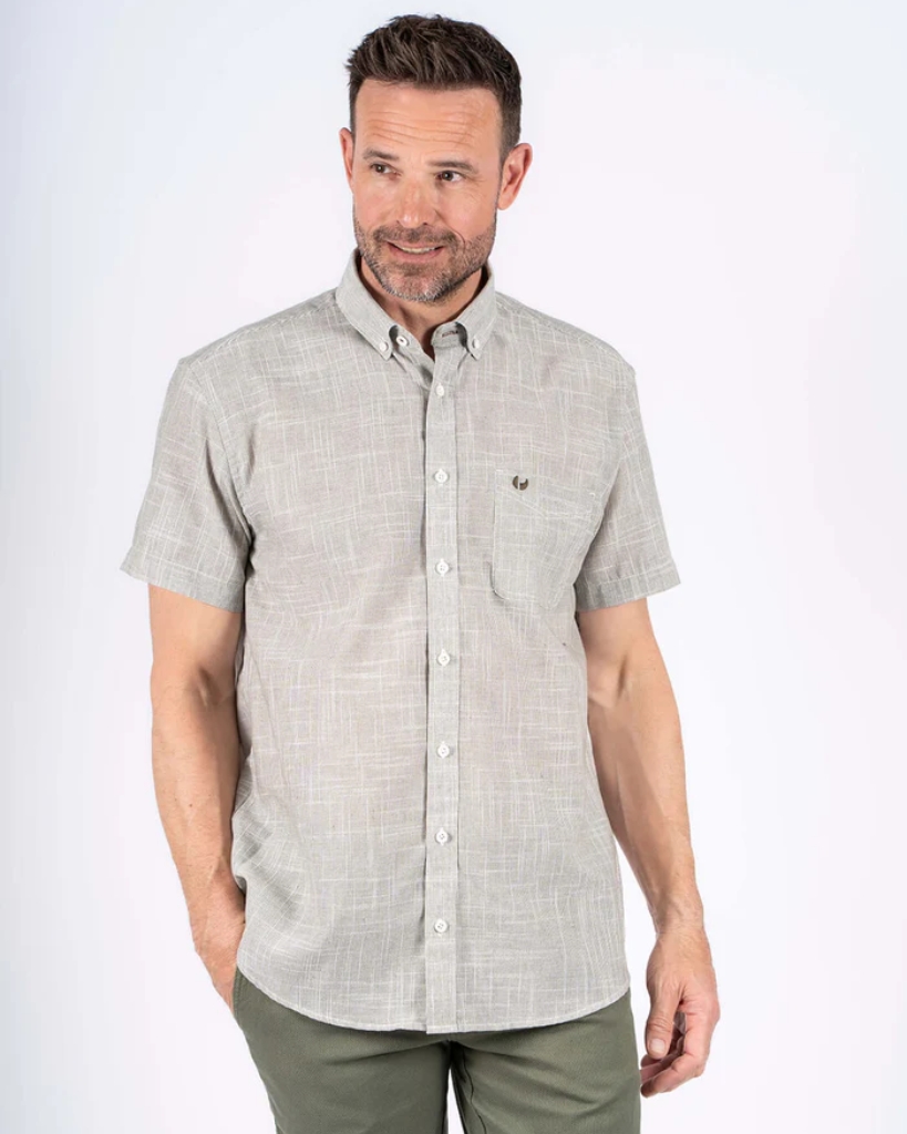 Pre End Edwin Kortærmet Skjorte Plussize