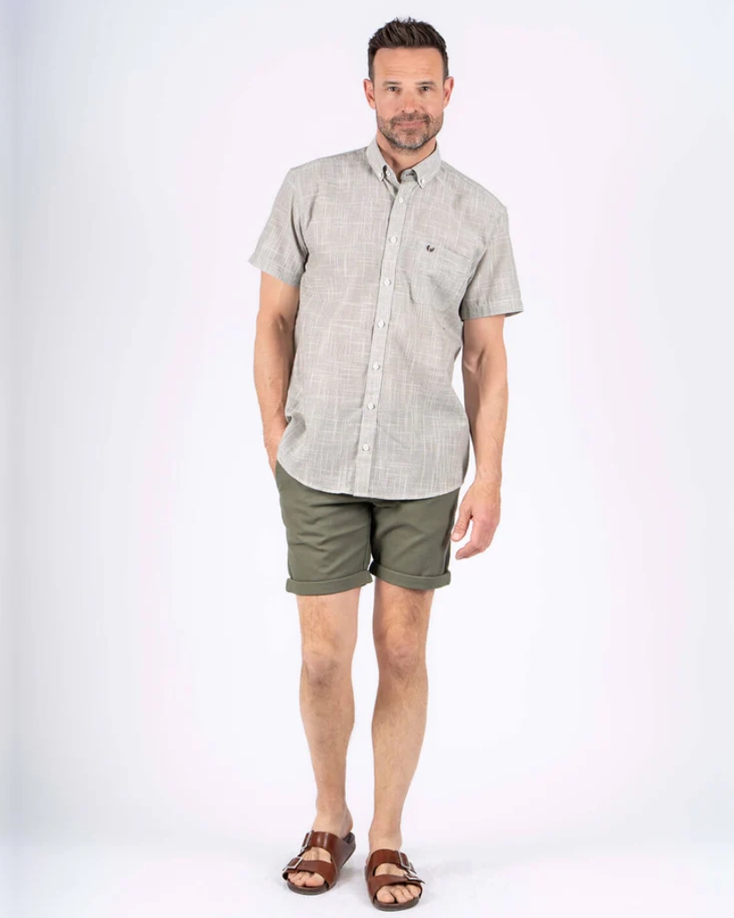 Pre End Edwin Kortærmet Skjorte Plussize