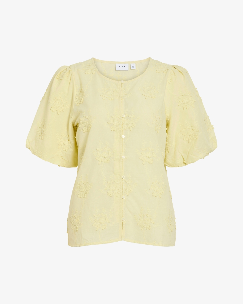 Vila Viantonett Bluse Gul