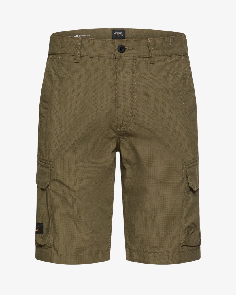 Camel Cargo Shorts Oliven