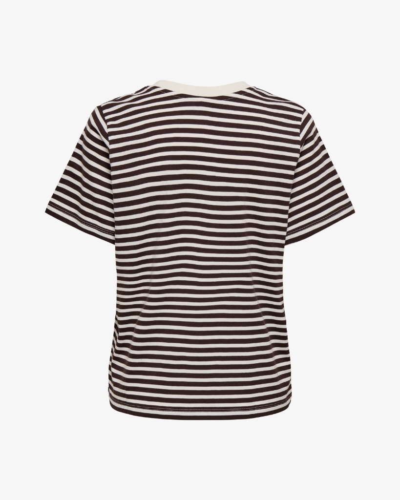 JDY Pisa T-shirt Brun/Offwhite