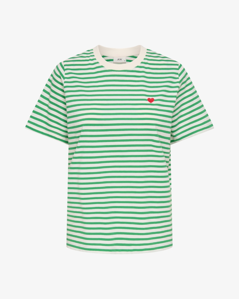 JDY Pisa T-shirt Grøn/Offwhite