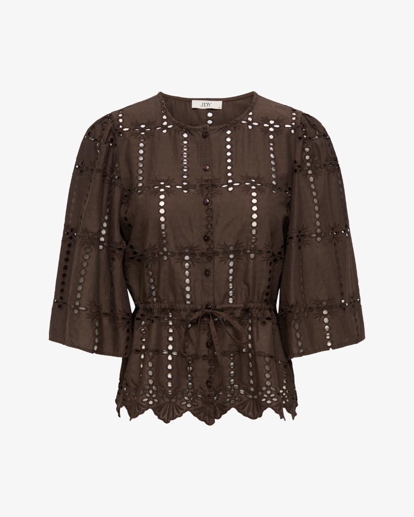 JDY Jojo Anglaise Bluse Brun